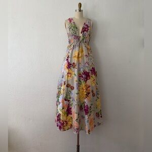 H&M Multicolor Floral Maxi Dress